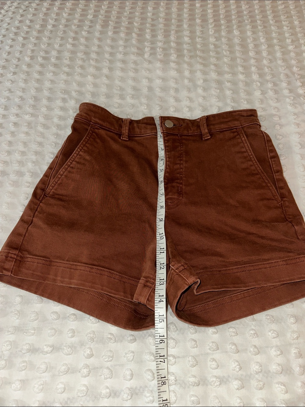 Everlane High-Rise Chestnut Women’s Shorts - Picture 5 of 6